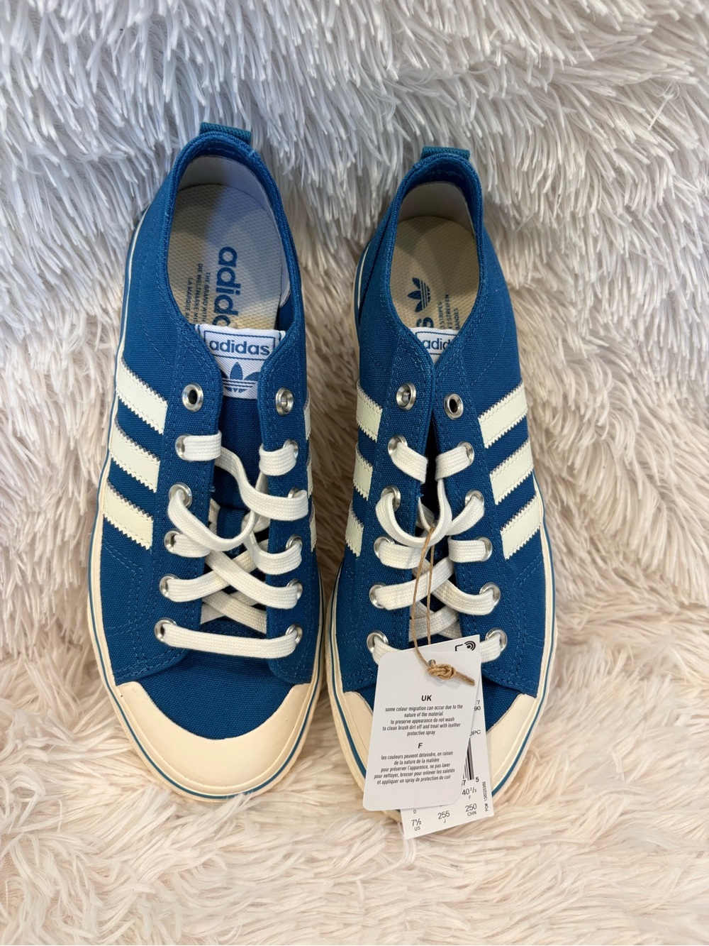Adidas Originals Nizza RF 74 Low Sneakers Blue Off White